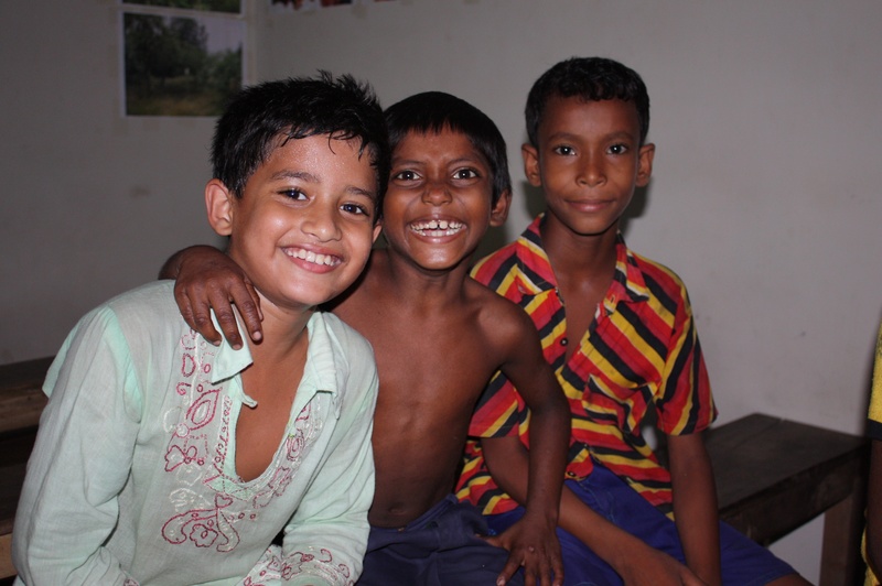 Kids from the school picture